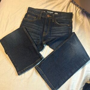 Cat & Jack boys stretch boot cut jeans size 6